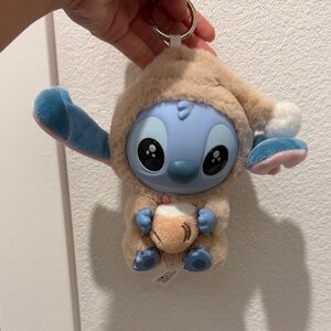 Stitch plush keychain
